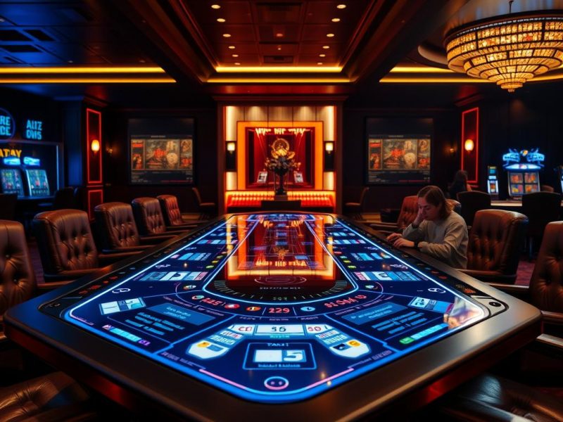 meja permainan interaktif live casino