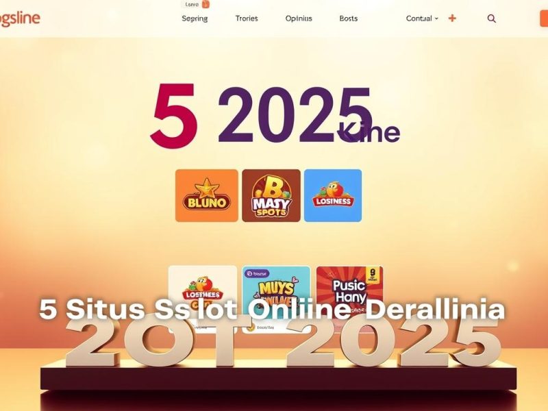 Situs Slot Online Terpercaya 2025